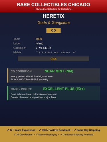 Heretix – Gods And Gangsters (1990)