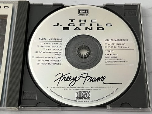 The J. Geils Band – Freeze Frame [DADC PRESS]