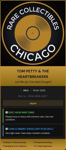 Tom Petty & The Heartbreakers – Let Me Up [JAPAN TARGET ERA]