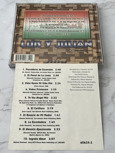 Luis Y Julián – Luis Y Julian Norteño A La Mexicana [ORIGINAL USA PRESS]