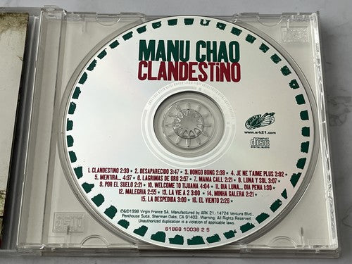 Manu Chao – Clandestino [ORIGINAL USA PRESS]