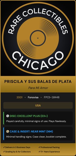 Priscila Y Sus Balas De Plata – Para Mi Amor [ORIGINAL USA PRESS]