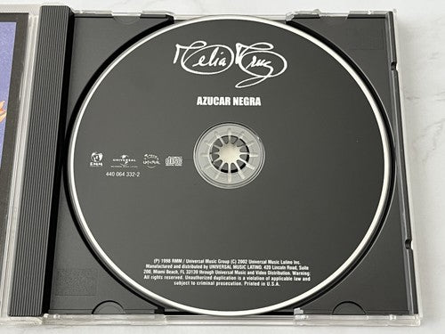 Celia Cruz – Azucar Negra [ORIGINAL USA PRESS]