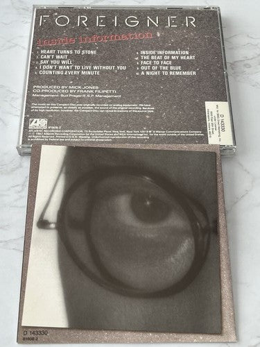 Foreigner – Inside Information [DADC PRESS]