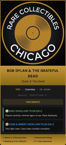 Bob Dylan & The Grateful Dead – Bob Dylan & The Grateful Dead (1989)