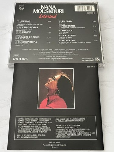 Nana Mouskouri – Libertad (1986) [GERMAN PRESS]