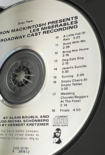 Les Miserables Original Broadway Cast Recording 2