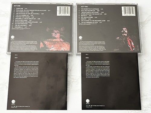 Andrew Lloyd Webber – Cats Broadway Cast Recording 2 (1986) [JAPAN PRESS]