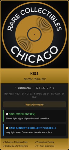 KISS – Hotter Than Hell [GERMAN PRESS]