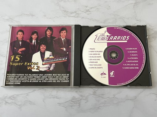 Los Temerarios – 15 Super Exitos Vol. 2 (1996)