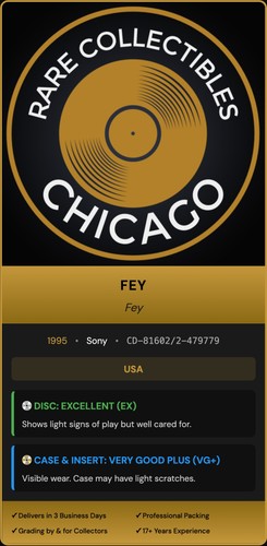 Fey – Fey [ORIGINAL USA PRESS]
