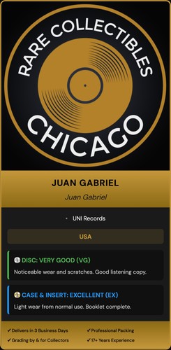 Juan Gabriel – Edicion Especial [ORIGINAL USA PRESS]