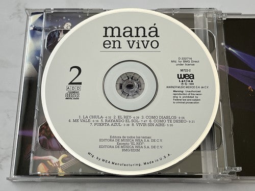 Mana – En Vivo [ORIGINAL USA PRESS]