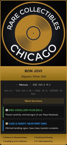 Bon Jovi – Slippery When Wet [W GERMANY TARGET ERA]