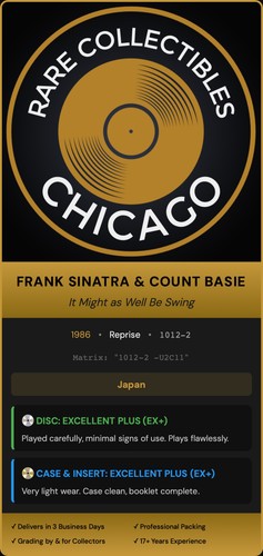 Frank Sinatra & Count Basie – Frank Sinatra Count Basie It Might as Well Be Swing (1986) [JAPAN PRESS]