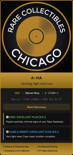 a-ha – a-ha Hunting High And Low [W GERMANY TARGET ERA]