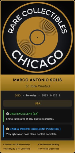 Marco Antonio Solís – Marco Antonio Solis En Total Plenitud [ORIGINAL USA PRESS]