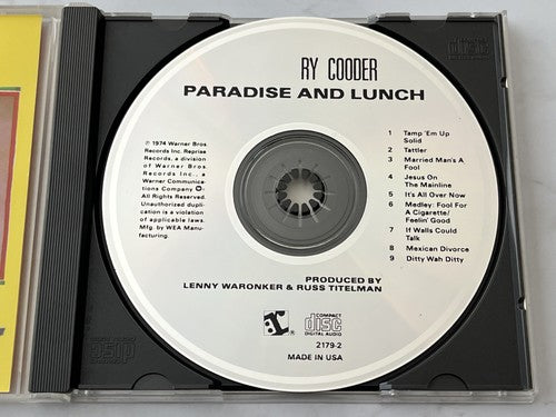 Ry Cooder – Paradise and Lunch
