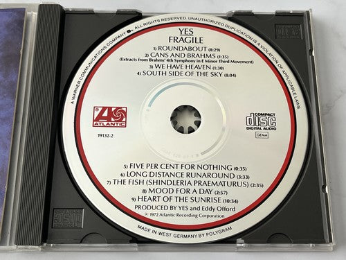 Yes – Fragile (1986) [GERMAN PRESS]