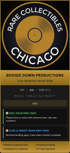 Boogie Down Productions – Live Hardcore World Wide (1991) [USA PRESS]
