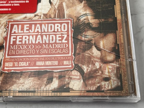 Alejandro Fernández – Alejandro Fernandez Mexico Madrid En Directo Y Sin Escalas (CD/DVD) [ORIGINAL USA PRESS]