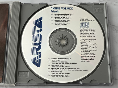 Dionne Warwick – Friends (1985) [JAPAN PRESS]