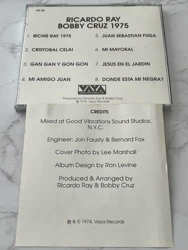 Ricardo Ray / Bobby Cruz – 1975 [ORIGINAL USA PRESS]