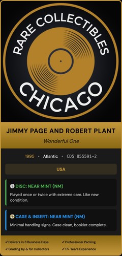 Jimmy Page and Robert Plant – Wonderful One (1995)