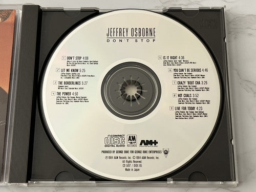 Jeffrey Osborne – Don't Stop (1985) [JAPAN PRESS]