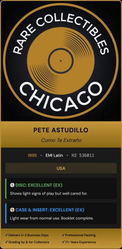 Pete Astudillo – Como Te Extraño [ORIGINAL USA PRESS]