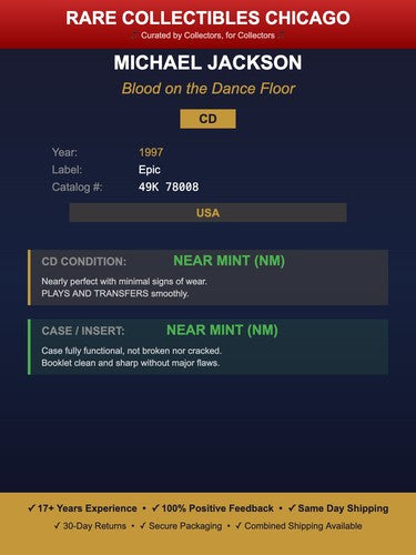 Michael Jackson – Blood On The Dance Floor (Maxi Single)
