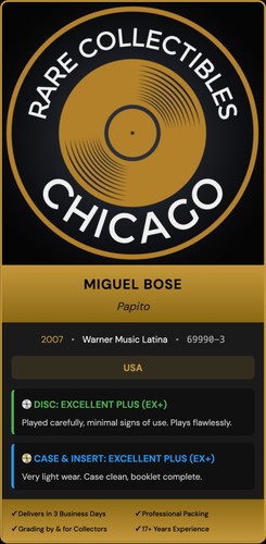 Miguel Bose – Papito [ORIGINAL USA PRESS]