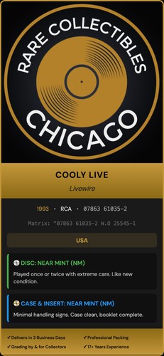 Cooly Live – Livewire (1993) [USA PRESS]