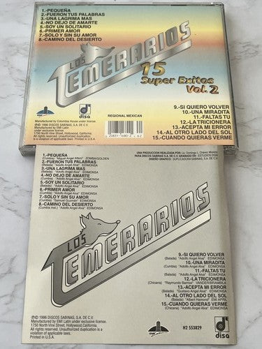 Los Temerarios – 15 Super Exitos Vol. 2 (1996)