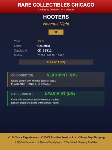 Hooters – Nervous Night [DADC PRESS]