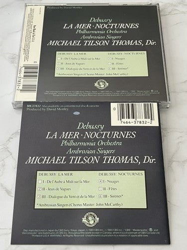 Michael Tilson Thomas / Philharmonia Orchestra – Michael Tilson Thomas / Debussy La Mer Nocturnes [DADC PRESS]