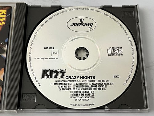 KISS – Crazy Nights (1987) [GERMAN PRESS]
