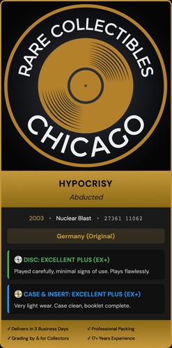 Hypocrisy – Abducted (Digipak) (2003) [GERMAN PRESS]