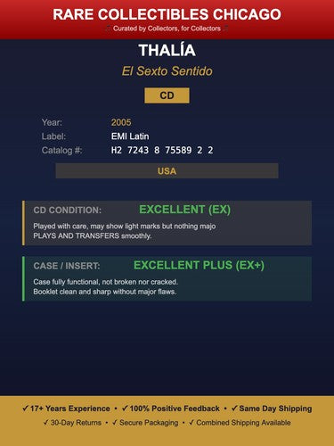 Thalía – Thalia El Sexto Sentido [ORIGINAL USA PRESS]