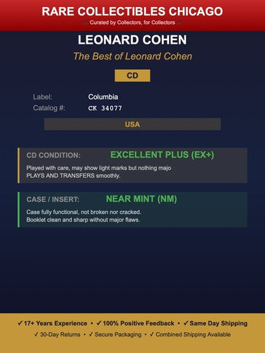 Leonard Cohen – The Best Of
