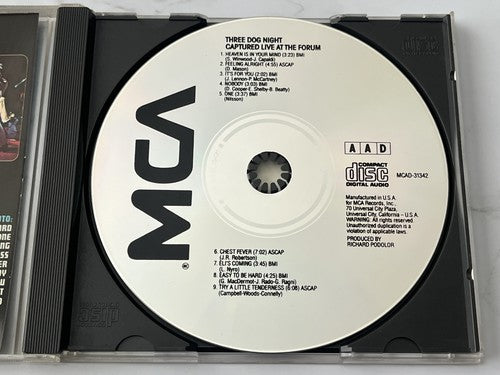 Three Dog Night – Captured Live At The Forum