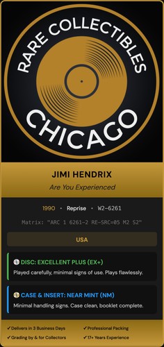 Jimi Hendrix – The Jimi Hendrix Experience Are You Experienced