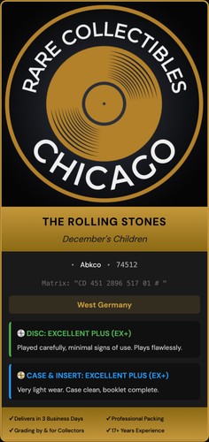 The Rolling Stones – December's Children [W GERMANY TARGET ERA]