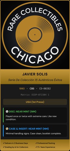 Javier Solis – 15 Autenticos Exitos