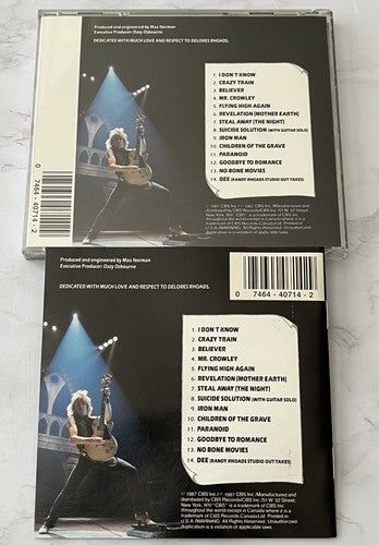 Ozzy Osbourne – Randy Rhoads Tribute