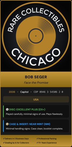 Bob Seger – Face The Promise [ORIGINAL USA PRESS]