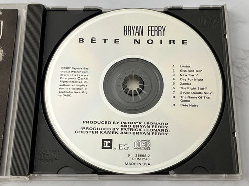 Bryan Ferry – Bete Noire [DADC PRESS]