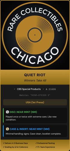 Quiet Riot – Winners Take All
