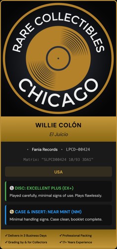 Willie Colón – Willie Colon El Juicio [ORIGINAL USA PRESS]