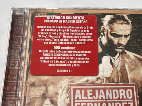Alejandro Fernández – Alejandro Fernandez Mexico Madrid En Directo Y Sin Escalas (CD/DVD) [ORIGINAL USA PRESS]